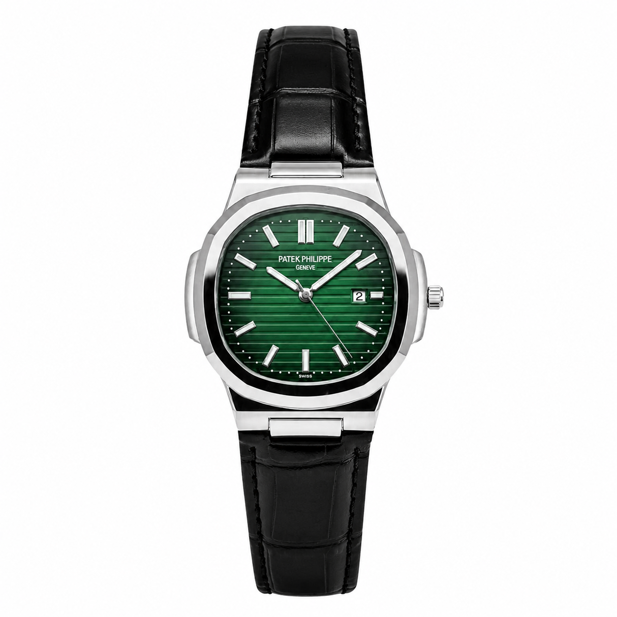 PP Leather Strap (Black Green)