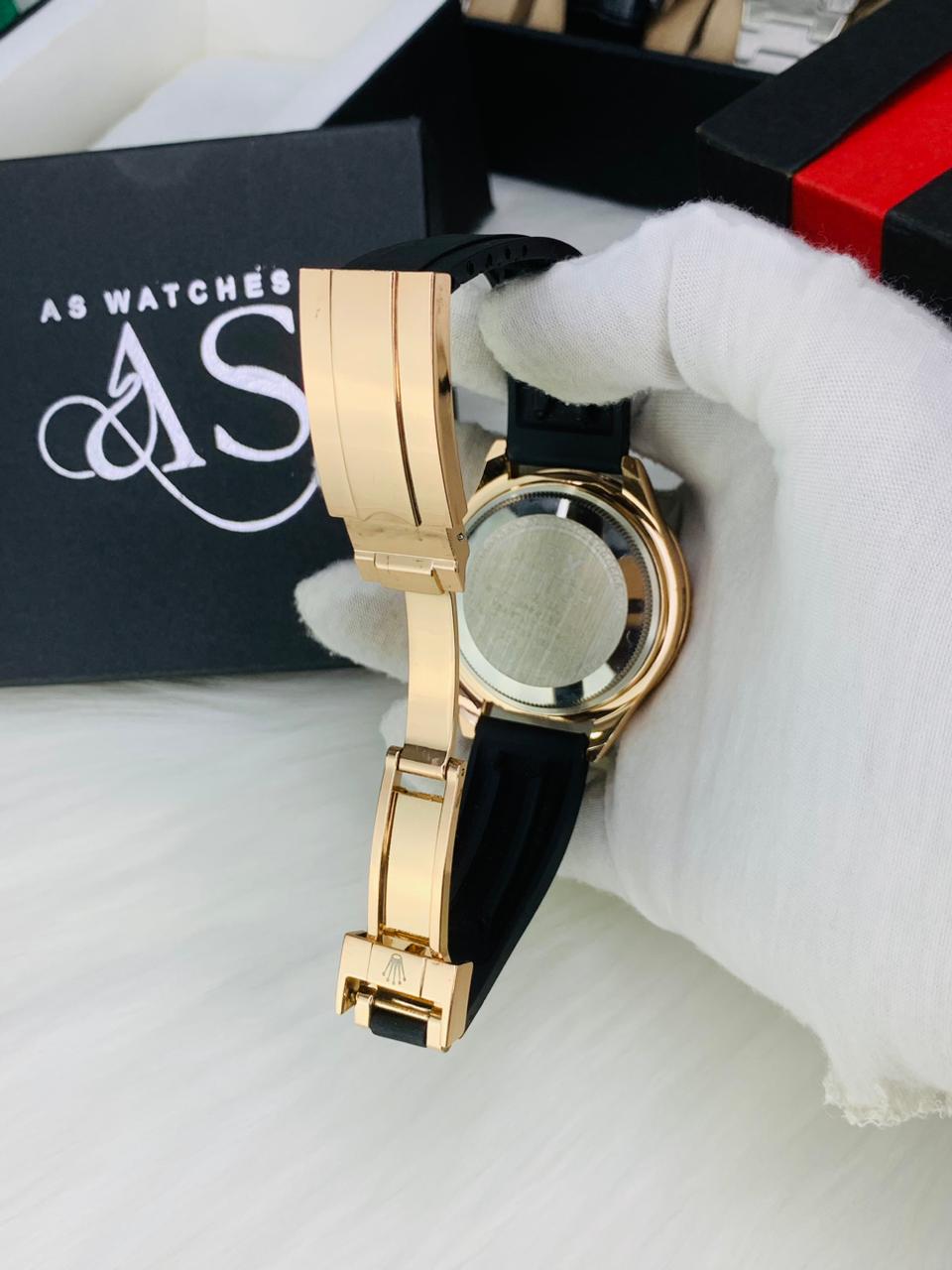 RLX Ym Straps Watch (Rose Blue)