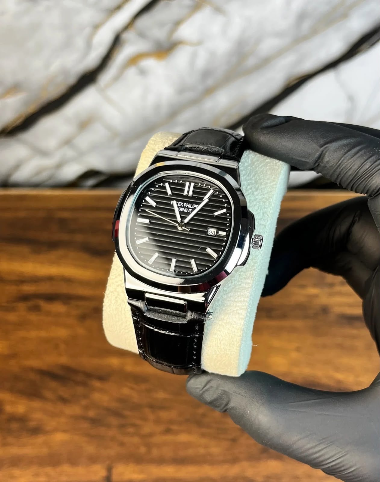PP Leather Strap (Black)