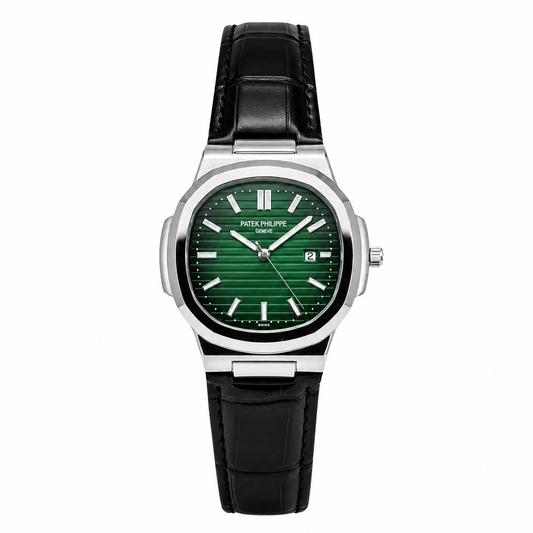PP Leather Strap (Black Green)