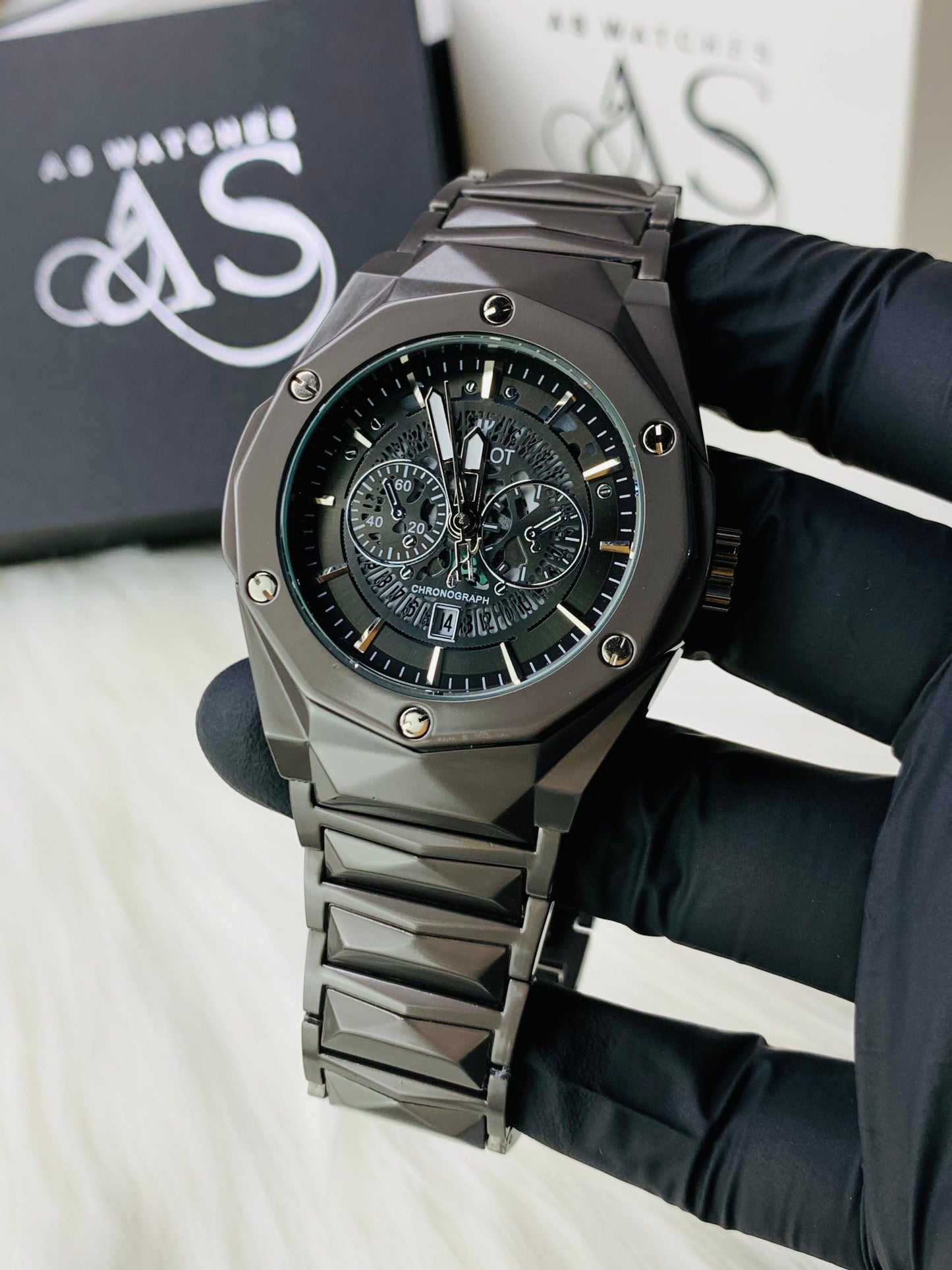 HB Diamond Cut(Full Black)