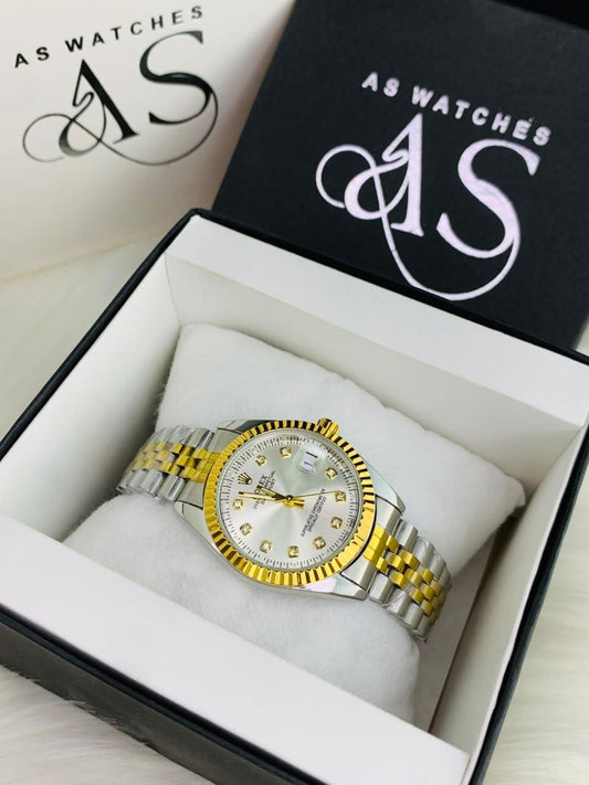 Ladies Stone Two Tone Model (White)