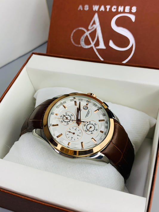 AA+ Branded Chronograph Model (Brown Copper)