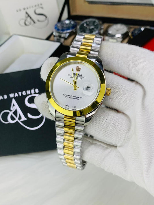 Rlx Plain Dial TT White