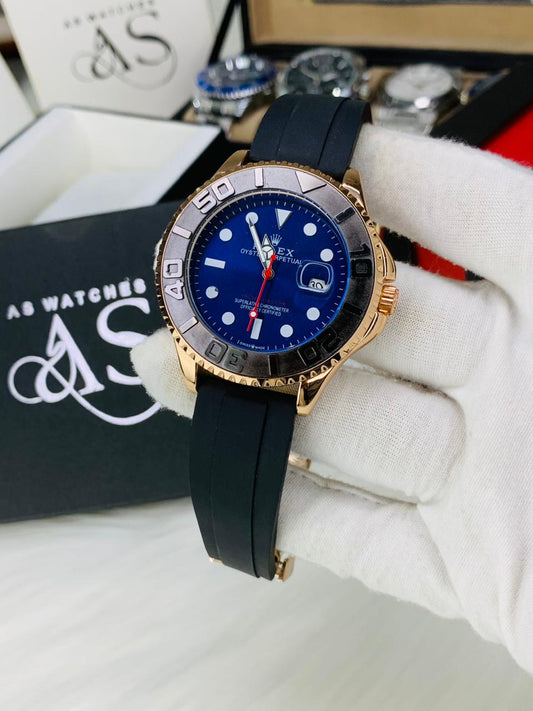 RLX Ym Straps Watch (Rose Blue)