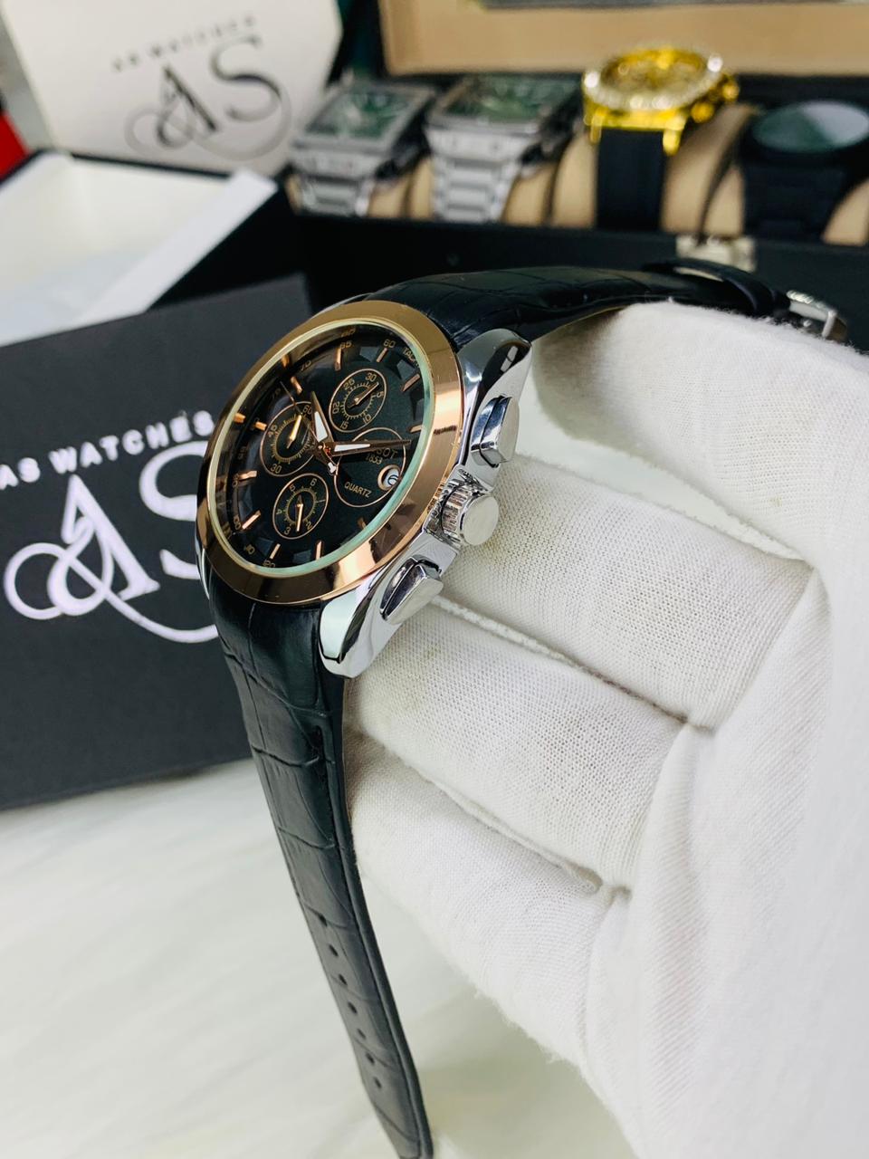 AA+ Branded Chronograph Model (Black Copper)