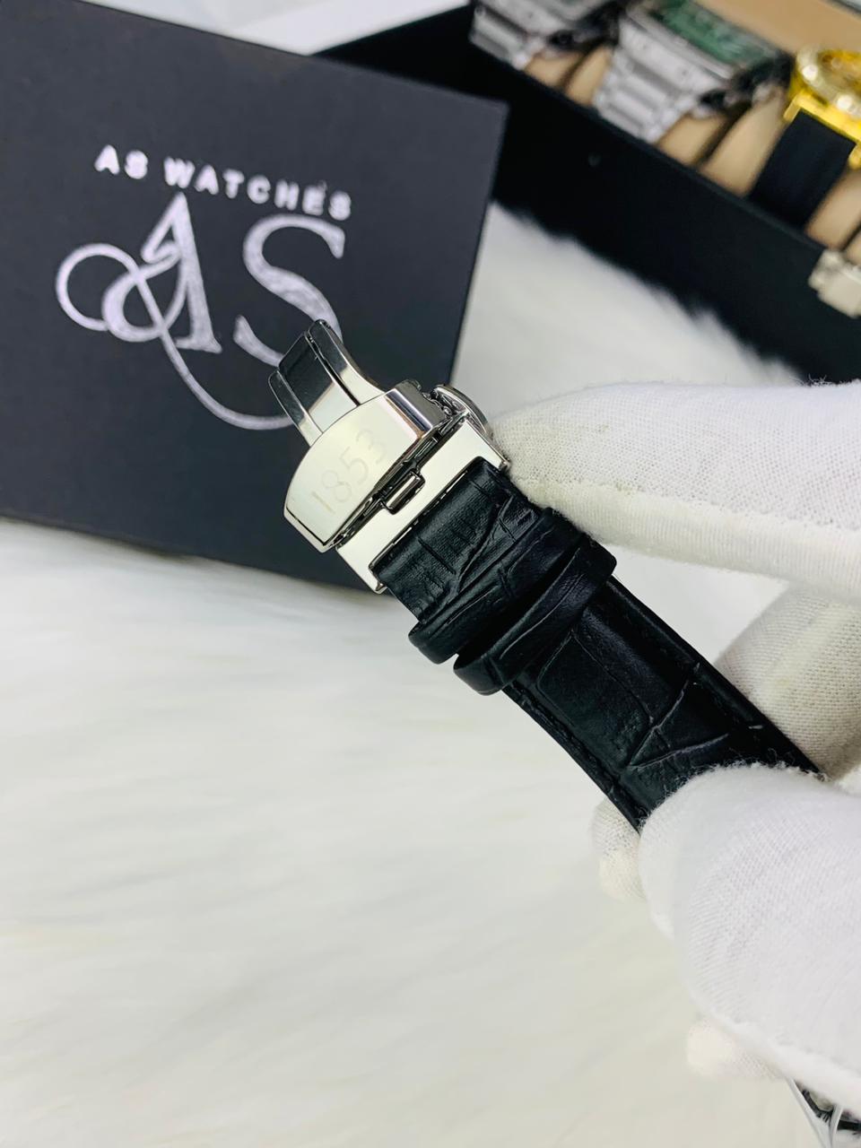 AA+ Branded Chronograph Model (Black Silver)