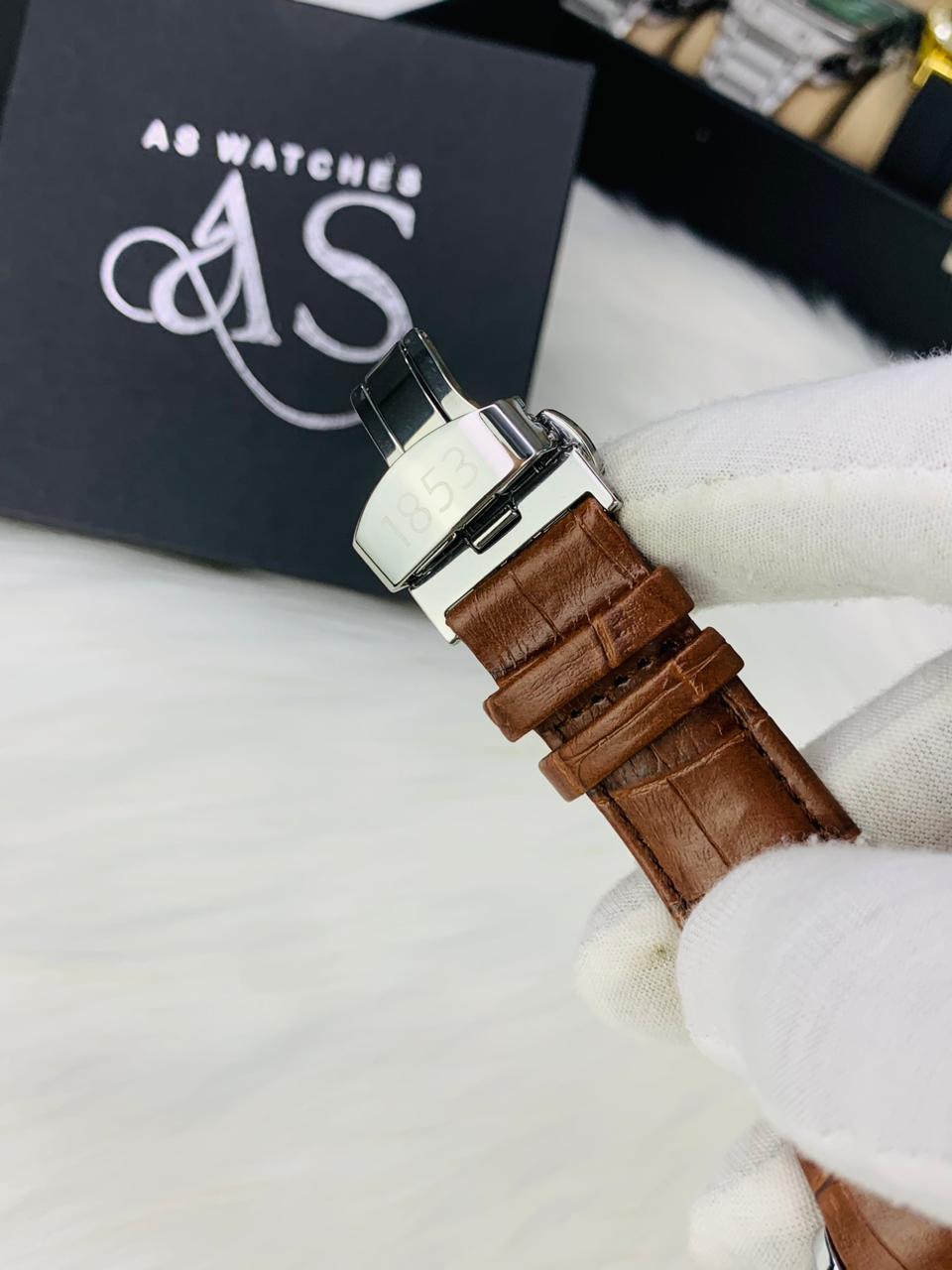 AA+ Branded Chronograph Model (Brown Silver)