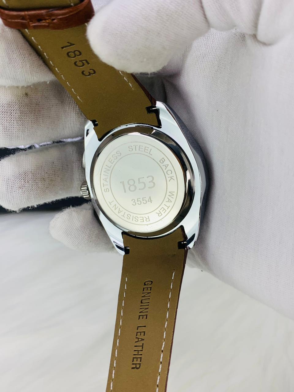 AA+ Branded Chronograph Model (Brown Silver)