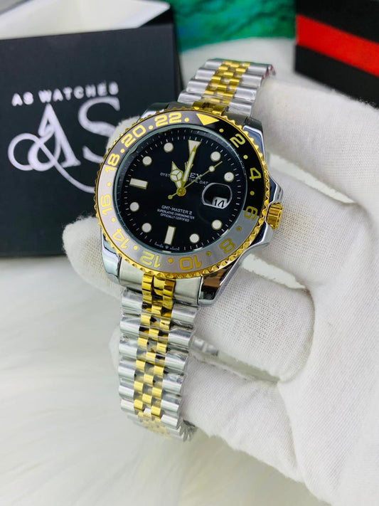 Branded Gmt Model | Two Tone Black