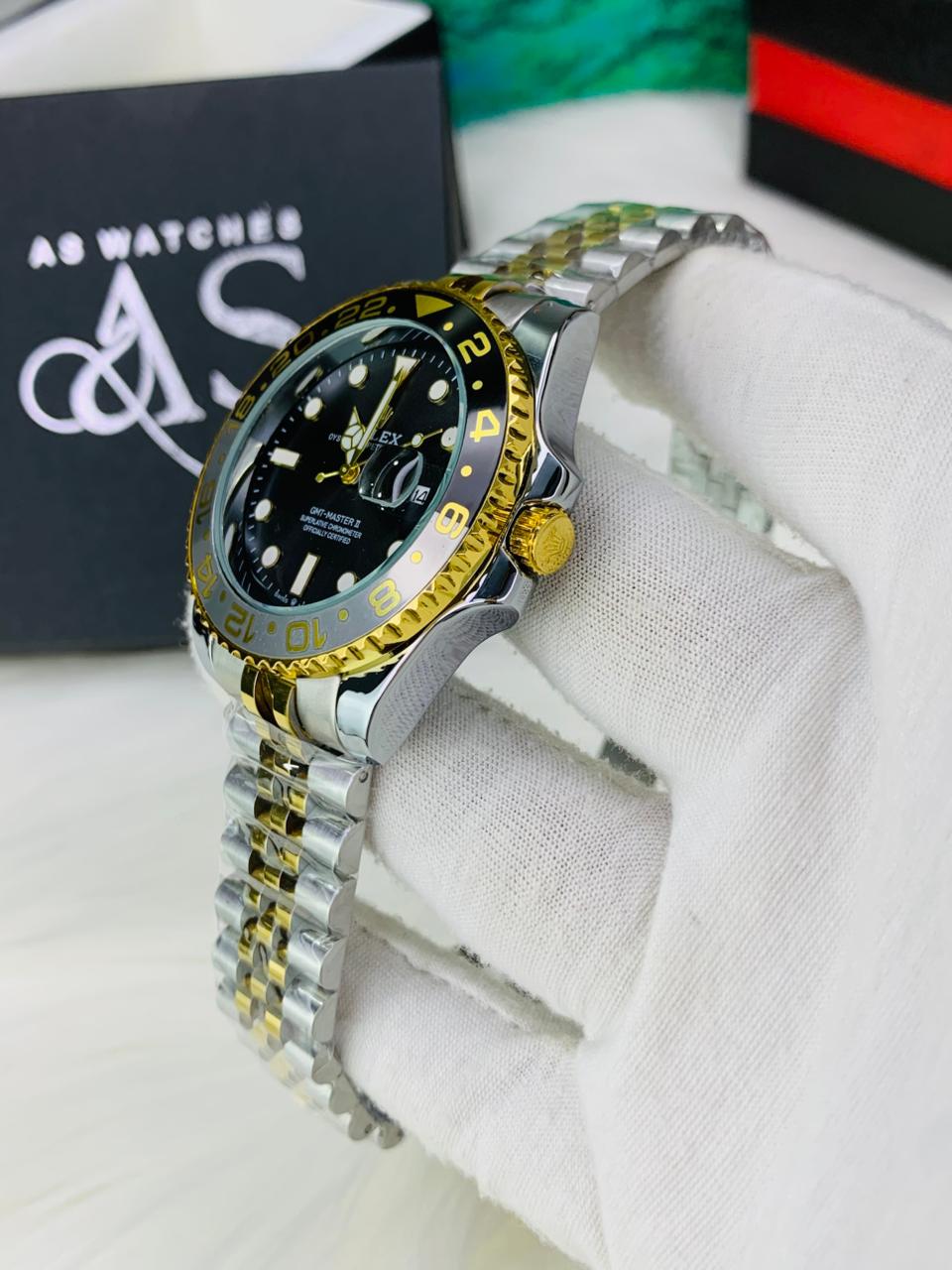 Branded Gmt Model | Two Tone Black