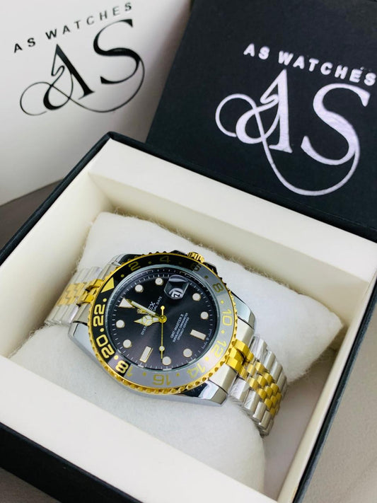 Branded Gmt Model | Two Tone Black