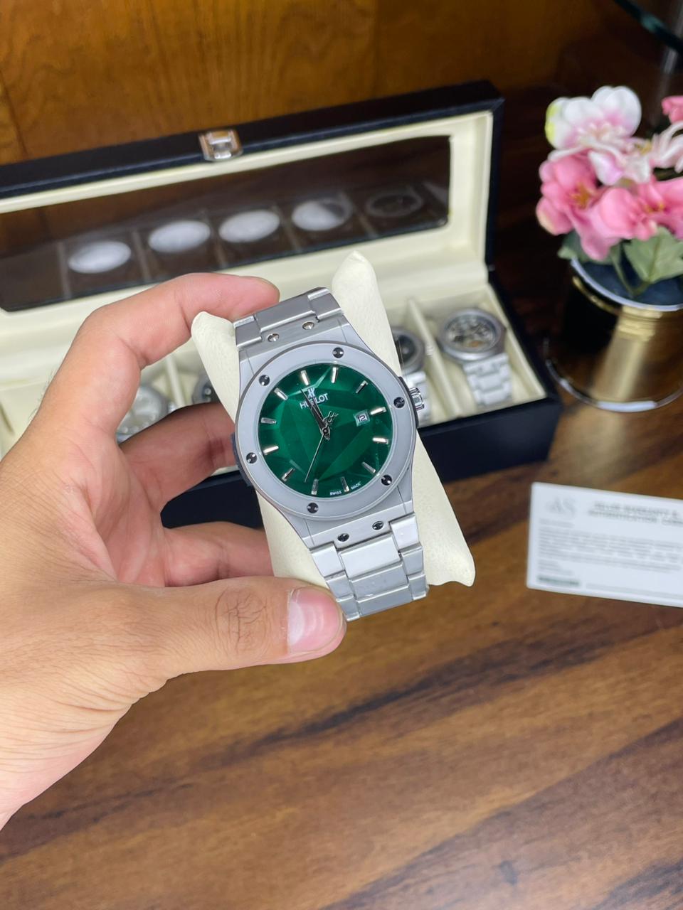 HB Semi Auto Texture Green