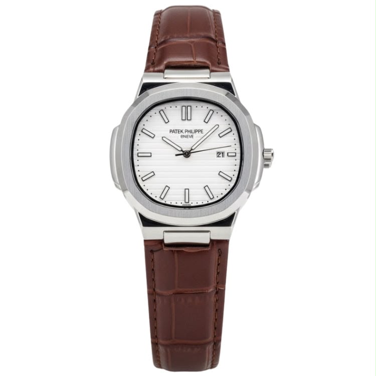 PP Leather Strap (Brown White)