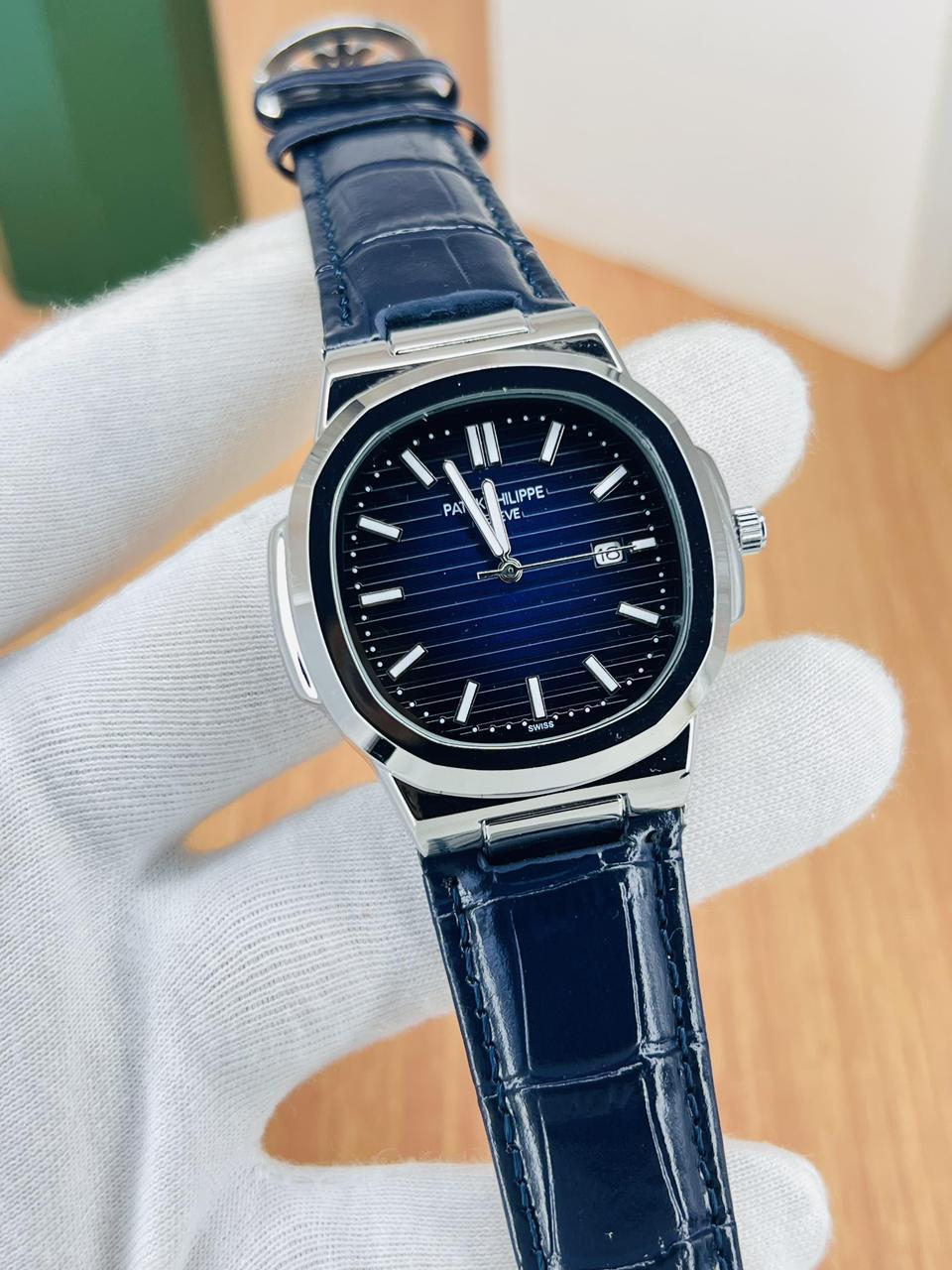 PP Leather Strap (Blue)