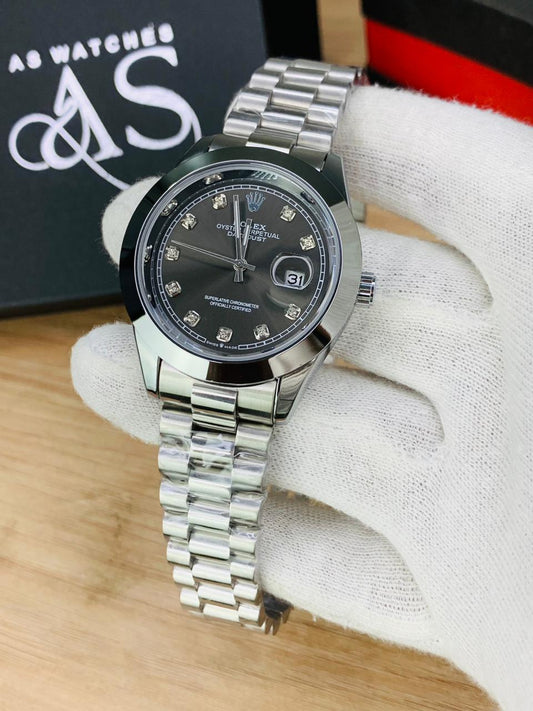 Stone Silver Black