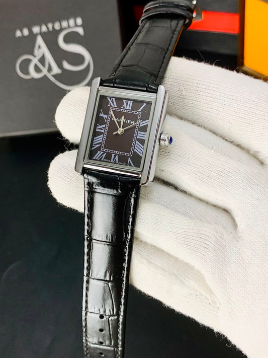 Old Money Tank Roman Dial (Black)