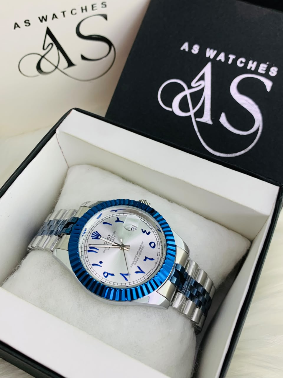 Arabic Two Tone Model Blue Kit (White)