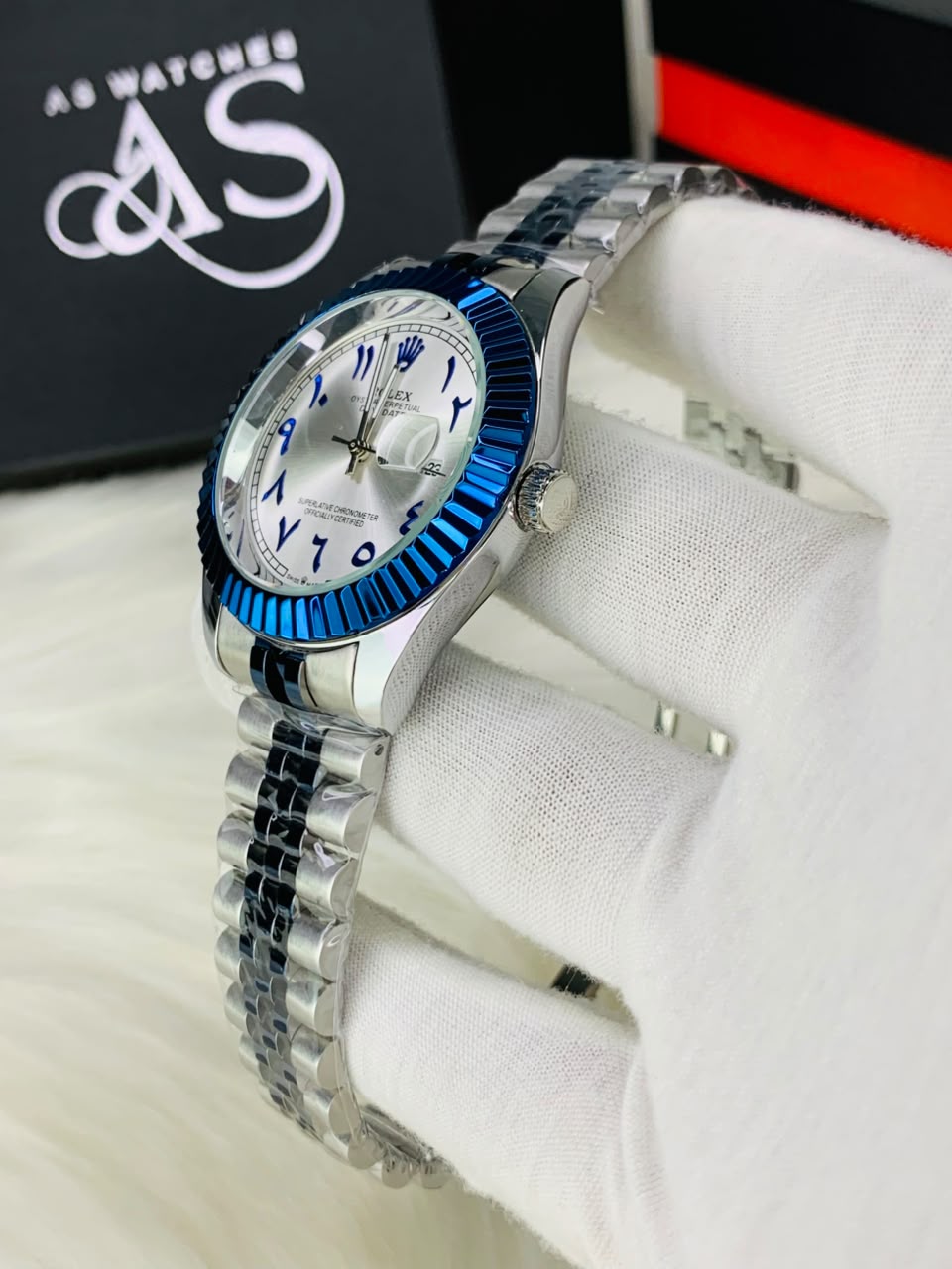 Arabic Two Tone Model Blue Kit (White)