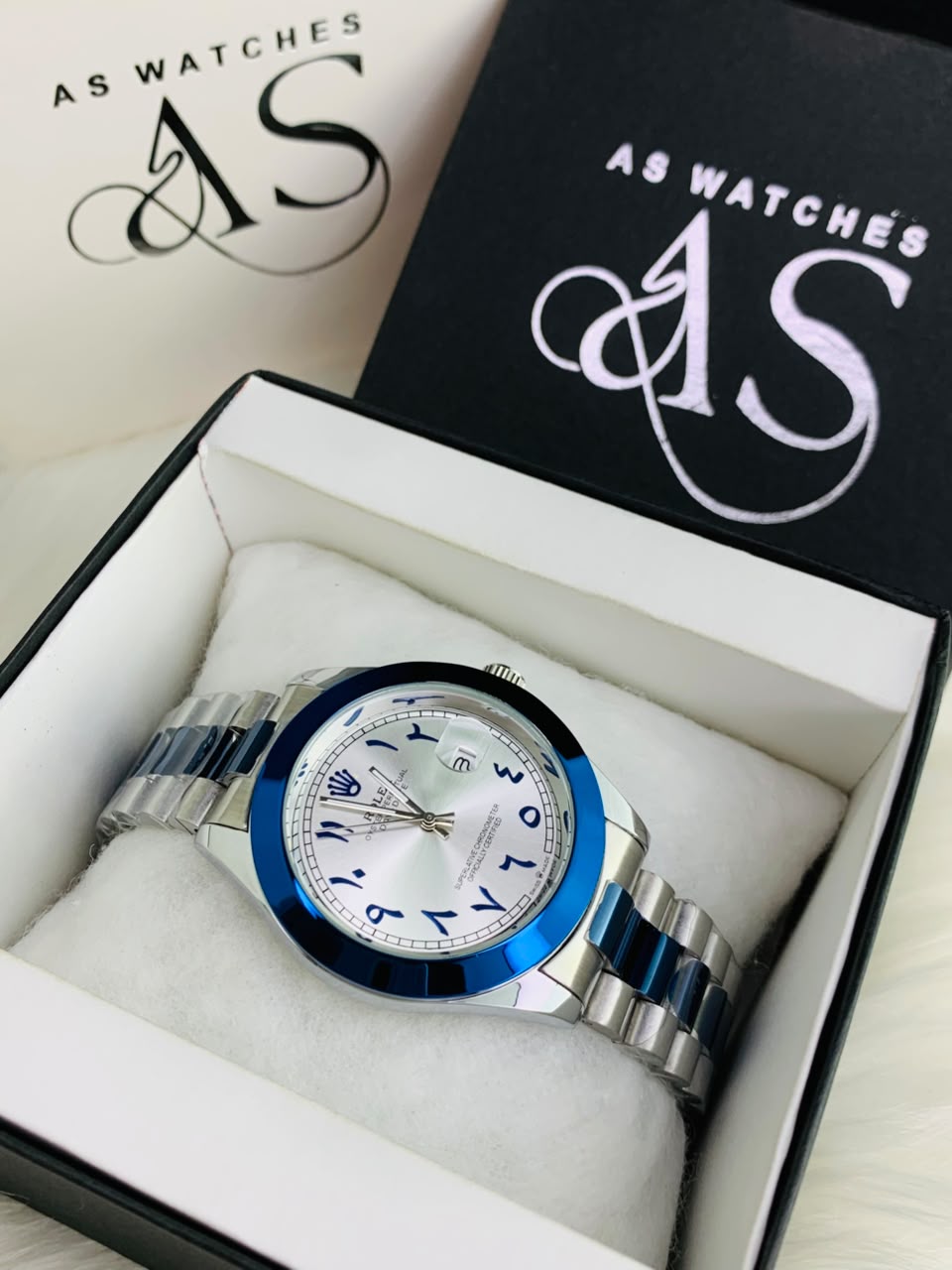 Arabic Two Tone Model Blue Kit (White)