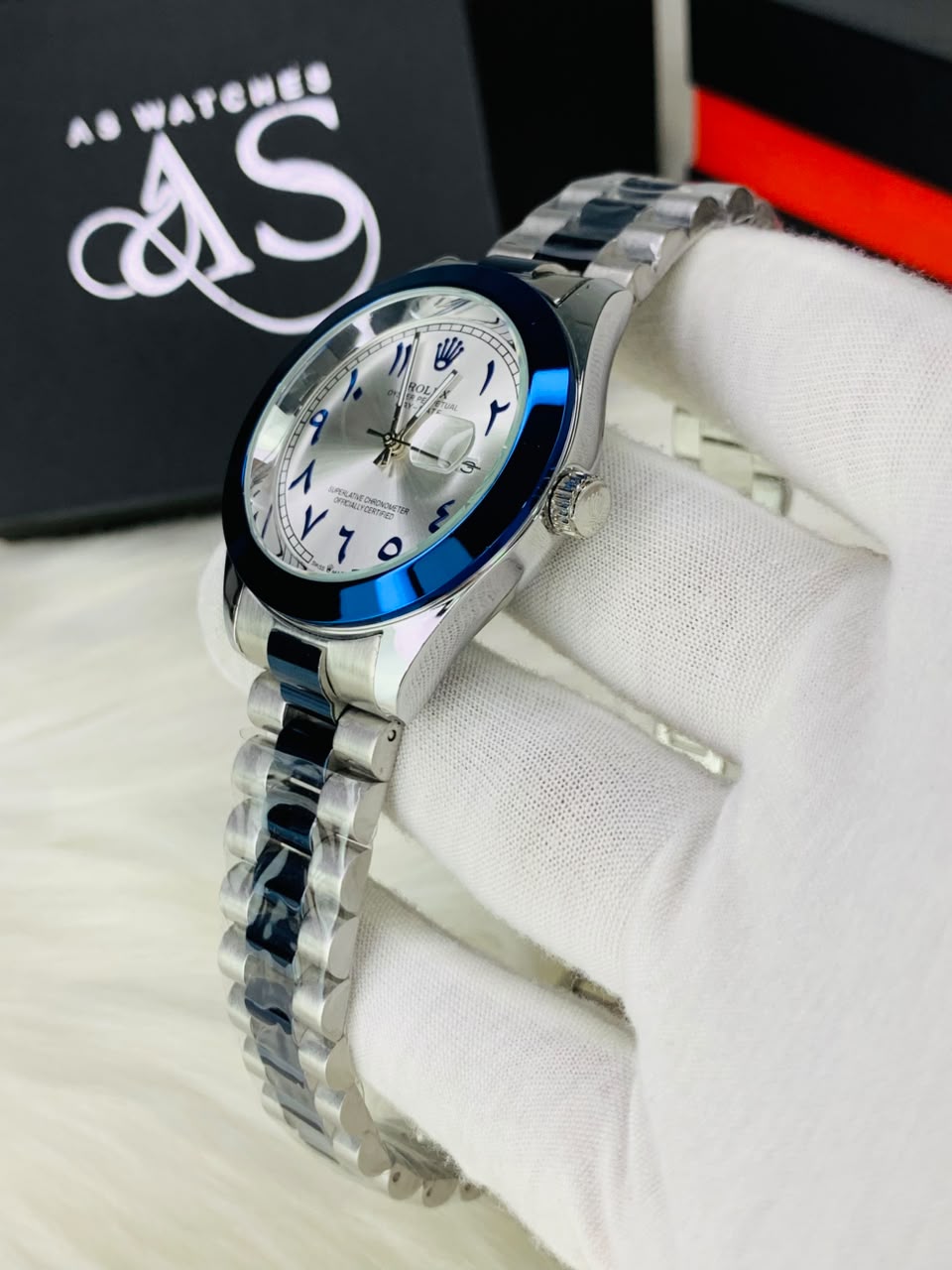 Arabic Two Tone Model Blue Kit (White)