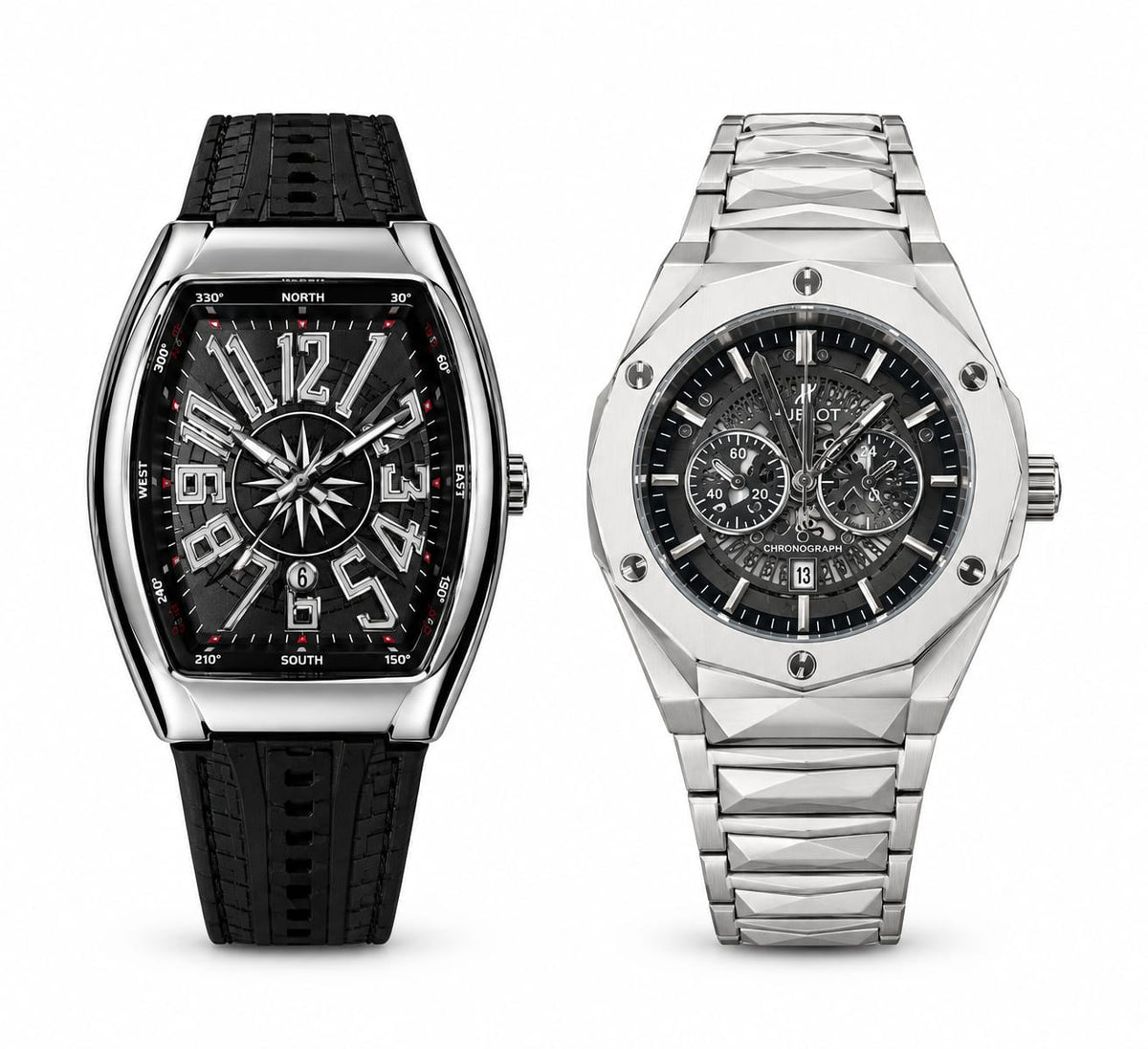 HB Diamond Cut + Fm Silver Black (FB)