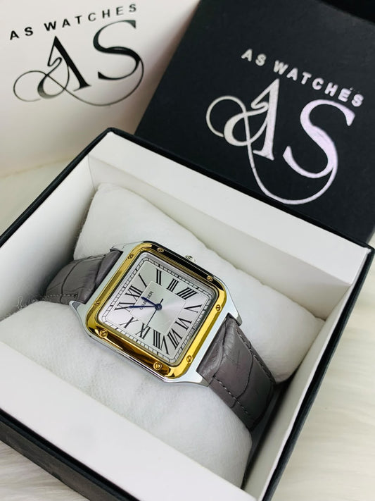 Old Money SQ Roman Dial (Grey White)
