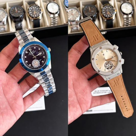 RLX Stone Blue Kit (Blue)+ HB BB Silver Brown (White)(FB)