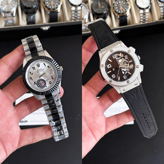 RLX Arabic Black Kit (White)+ HB BB Silver Black (Black )(FB)