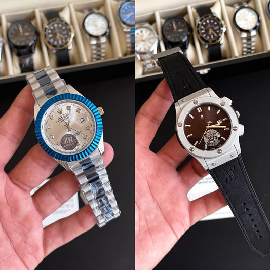 RLX Stone Blue Kit (White)+ HB BB Silver Black (Black)(FB)