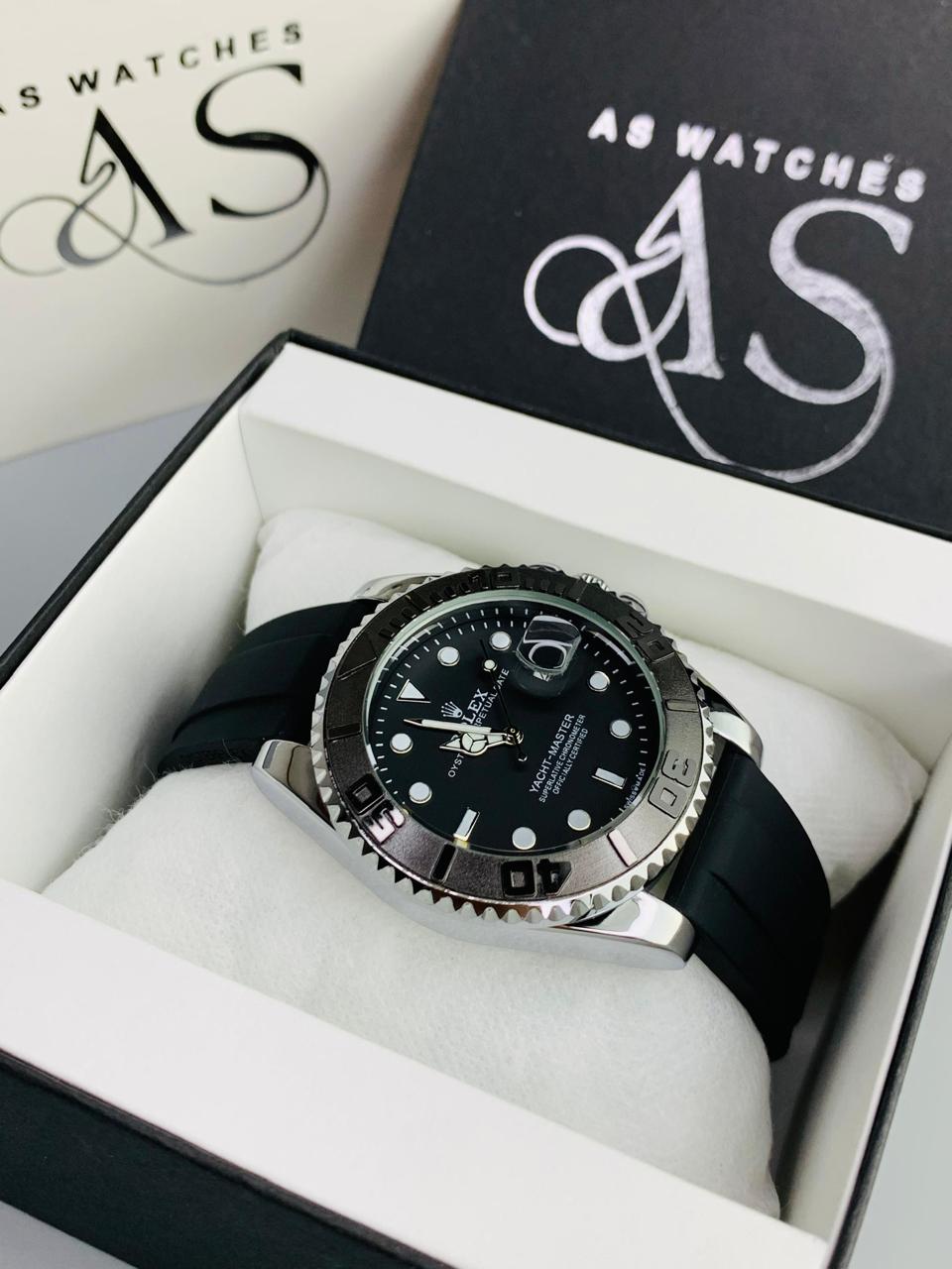 RLX Ym Straps Watch (Silver Black)