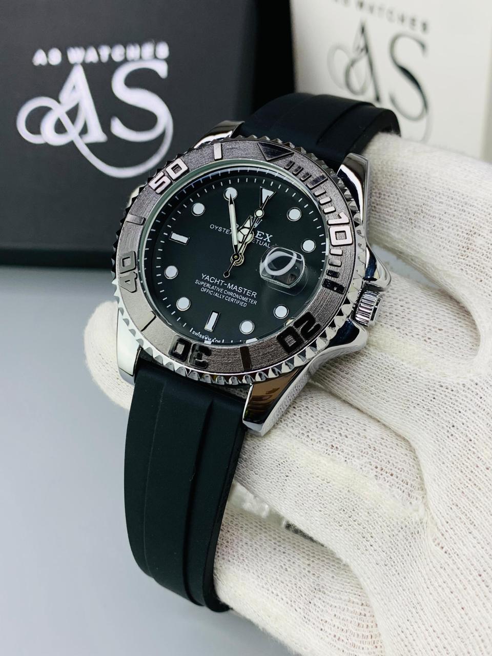 RLX Ym Straps Watch (Silver Black)