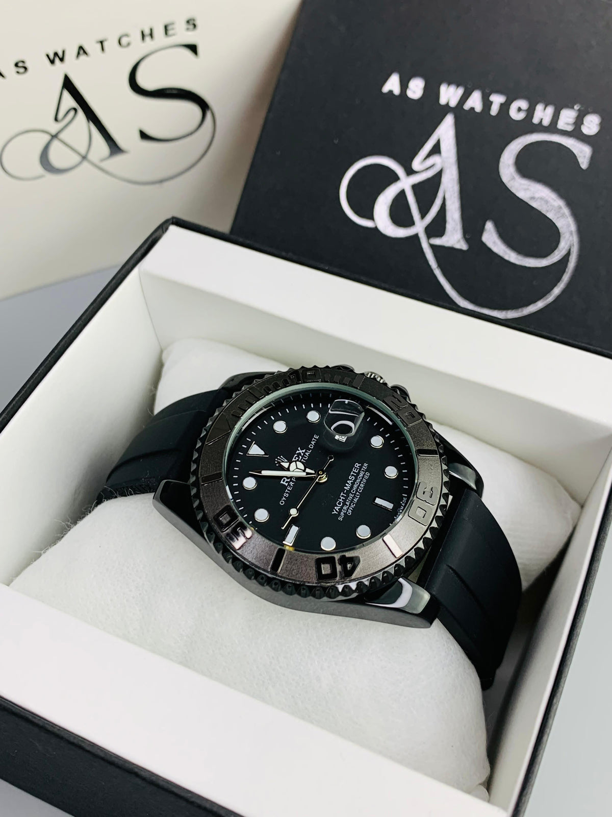 RLX Ym Straps Watch (Full Black)