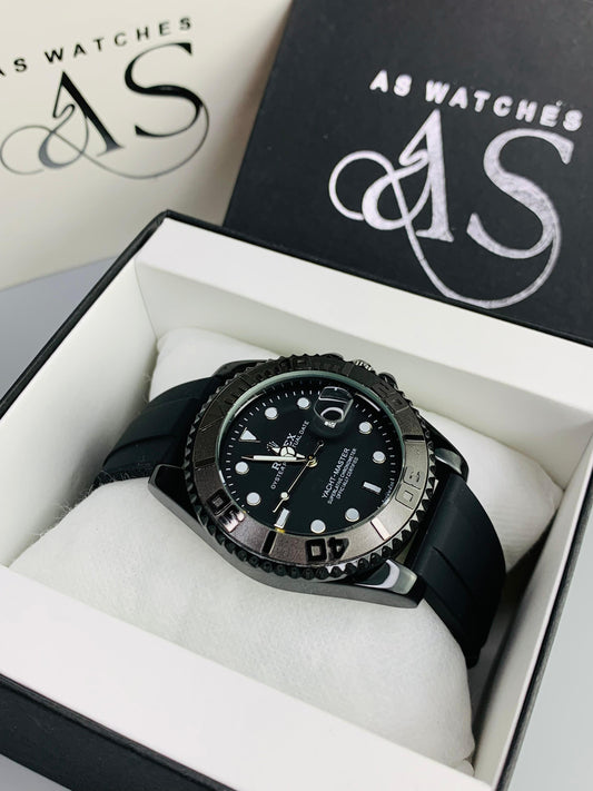 RLX Ym Straps Watch (Full Black)