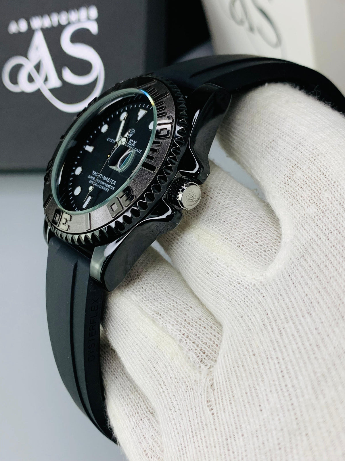 RLX Ym Straps Watch (Full Black)